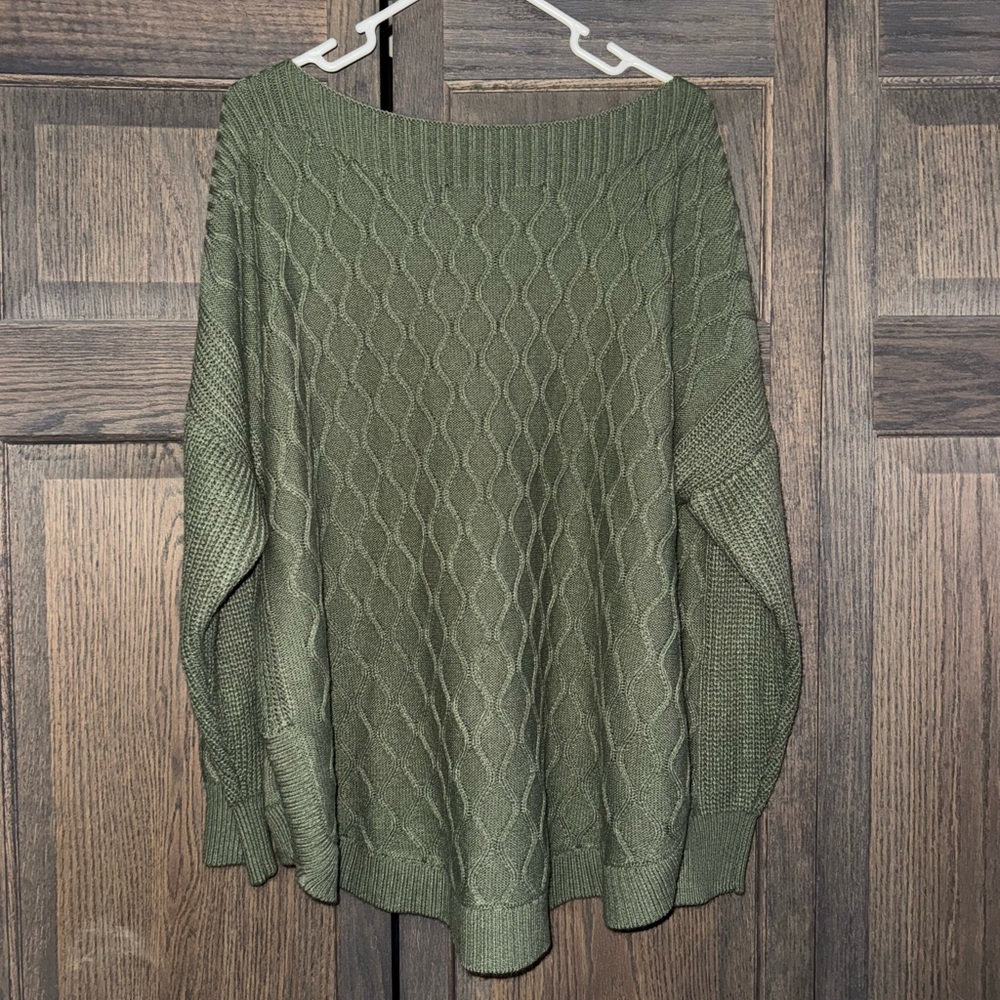 Lee plus size sweater 3x olive green